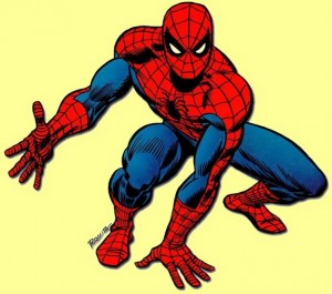 Spidey on yellow 2